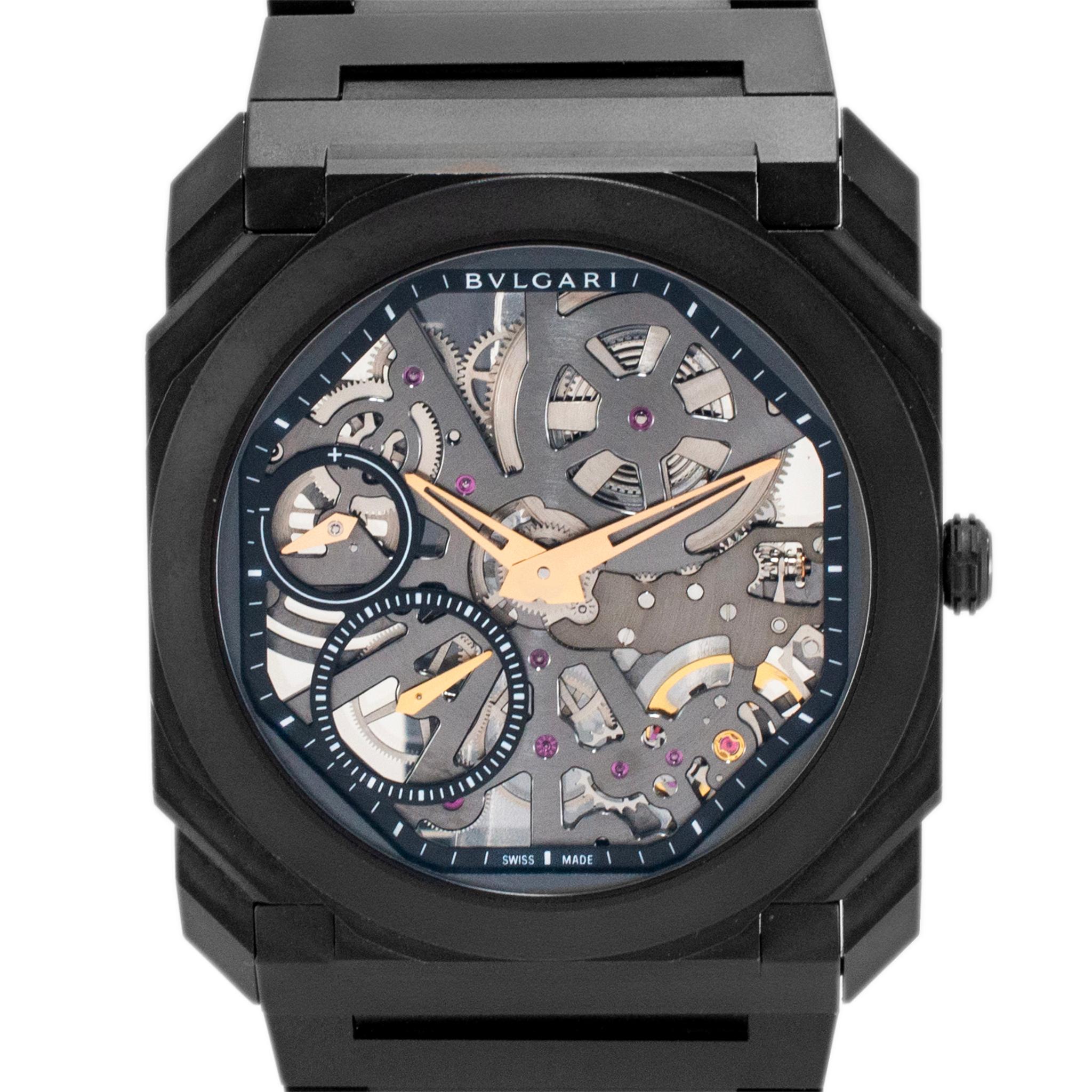 Marke: Bvlgari

Geschlecht: Männer

Metall-Typ: Titan

Durchmesser: 40,00 mm

Gewicht: 61,21 Gramm

Herrenarmbanduhr aus Titan, Schweizer Marke BVLGARI, mit Originalbox. Die Marke 