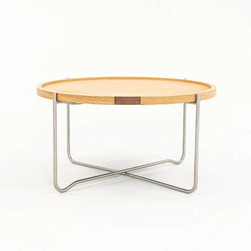 2021 Carl Hansen CH417 Flip-Top Tray Table by Hans Wegner in Oak For Sale 4