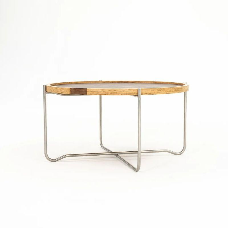 2021 Carl Hansen CH417 Flip-Top Tray Table by Hans Wegner in Oak For Sale 1