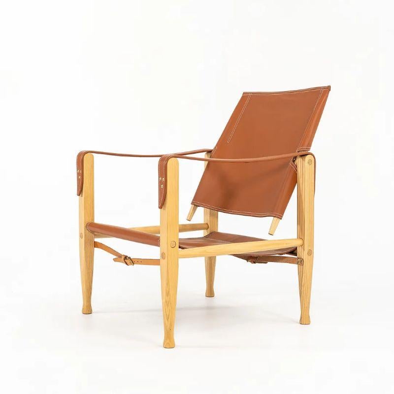 2021 Carl Hansen KK47000 Safari-Stuhl von Kaare Klint aus cognacfarbenem Leder (Skandinavische Moderne) im Angebot