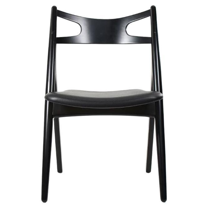 2021 Carl Hansen KK87830 Propeller Hocker von Kaare Klint mit Leder und Öl Eiche im Angebot