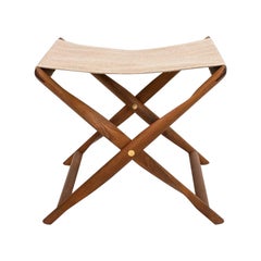 2021 Carl Hansen KK87830 Propeller-Hocker aus geräucherter Esche, Öl mit natürlichem Segeltuch