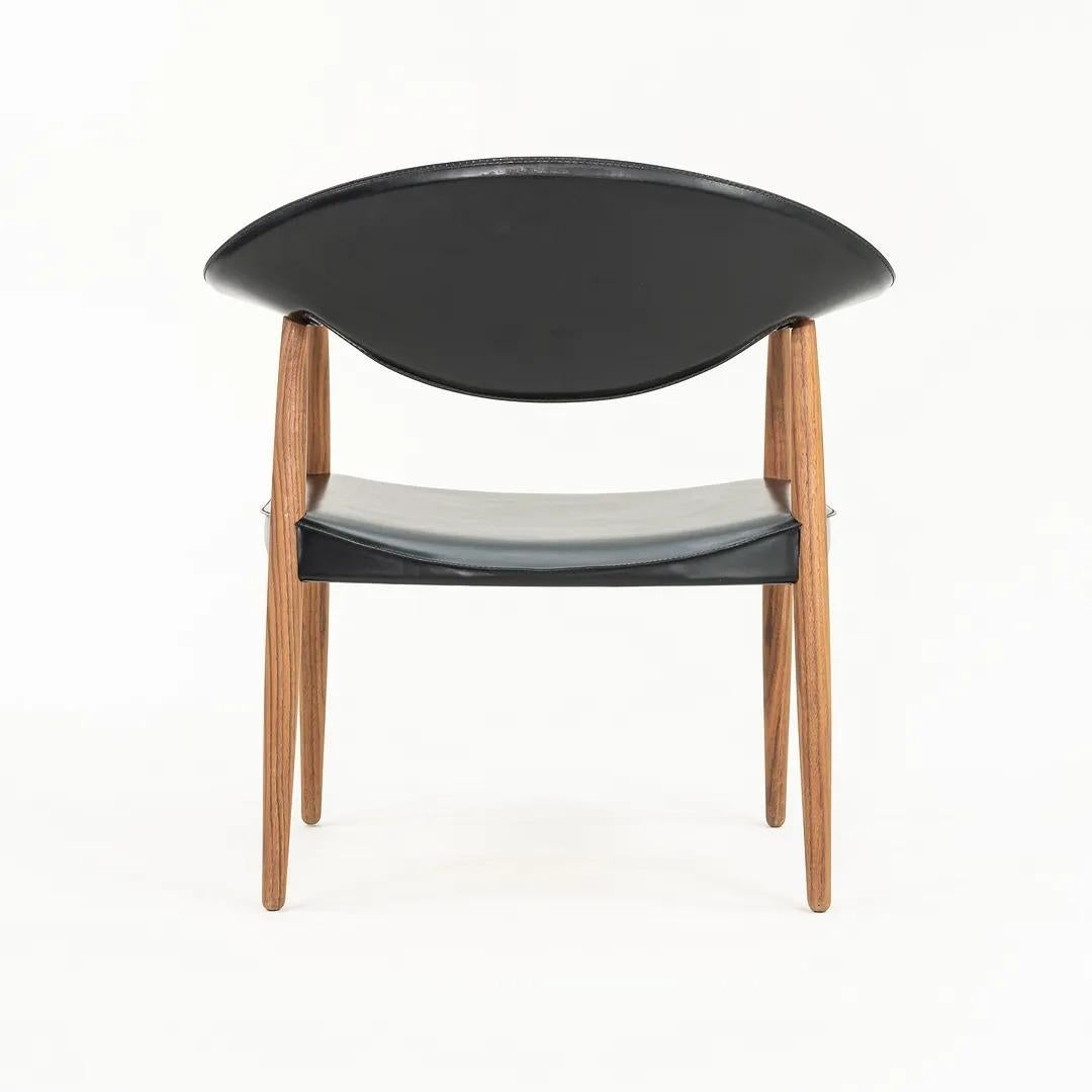 2021 Carl Hansen LM92P Metropolitan Chair in Leather by Larsen & Bender Madsen For Sale 3