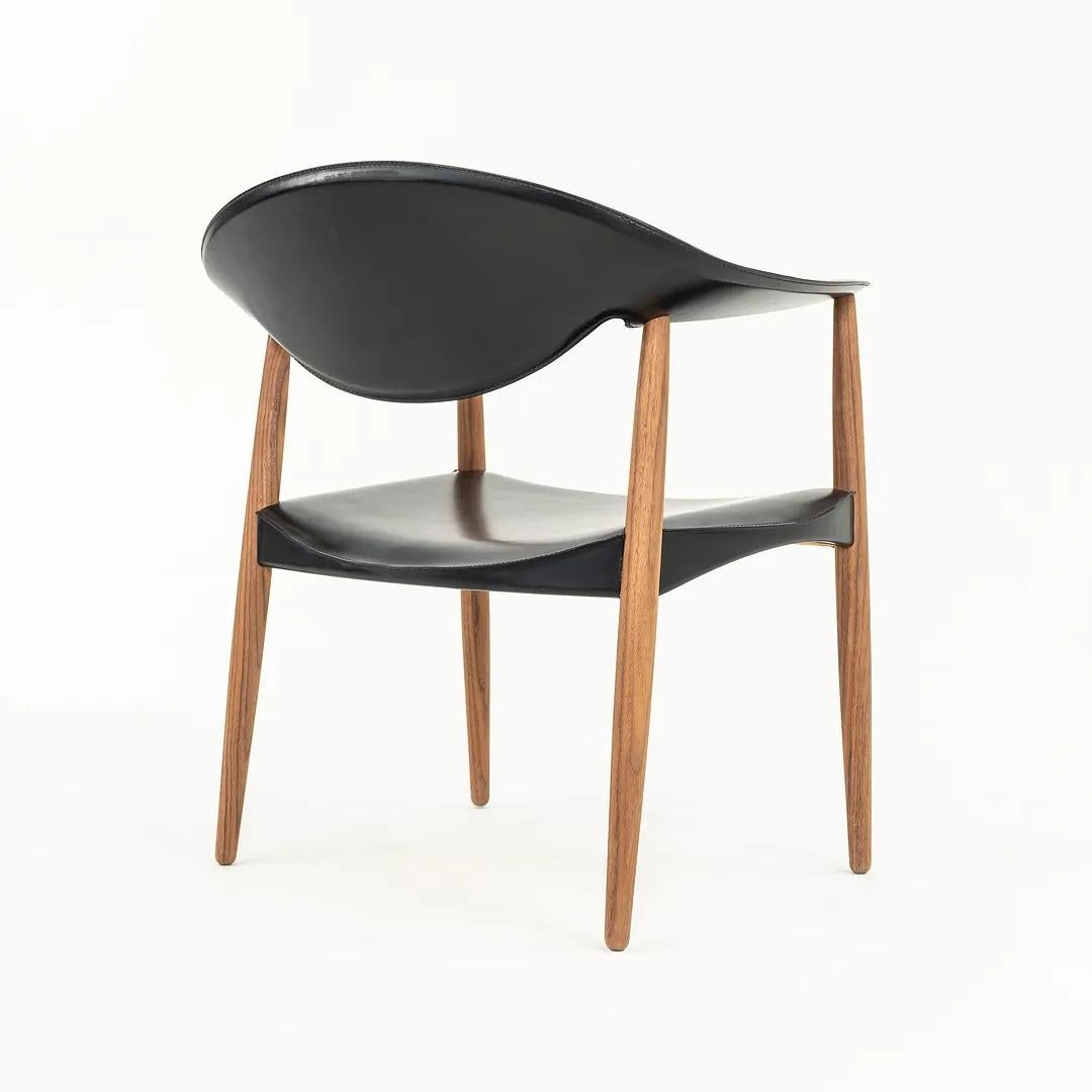 2021 Carl Hansen LM92P Metropolitan Chair in Leather by Larsen & Bender Madsen For Sale 4