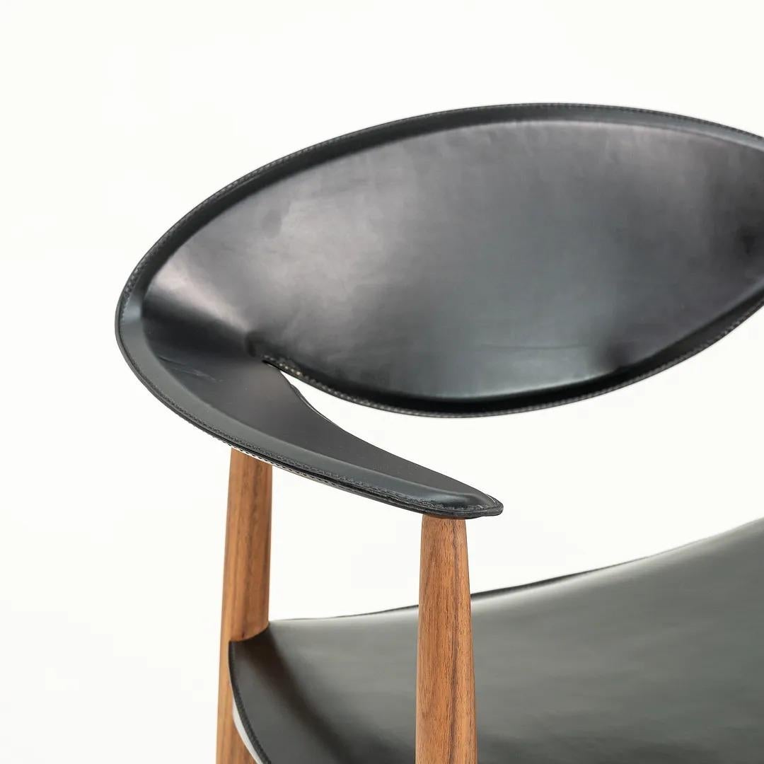 Scandinavian Modern 2021 Carl Hansen LM92P Metropolitan Chair in Leather by Larsen & Bender Madsen For Sale