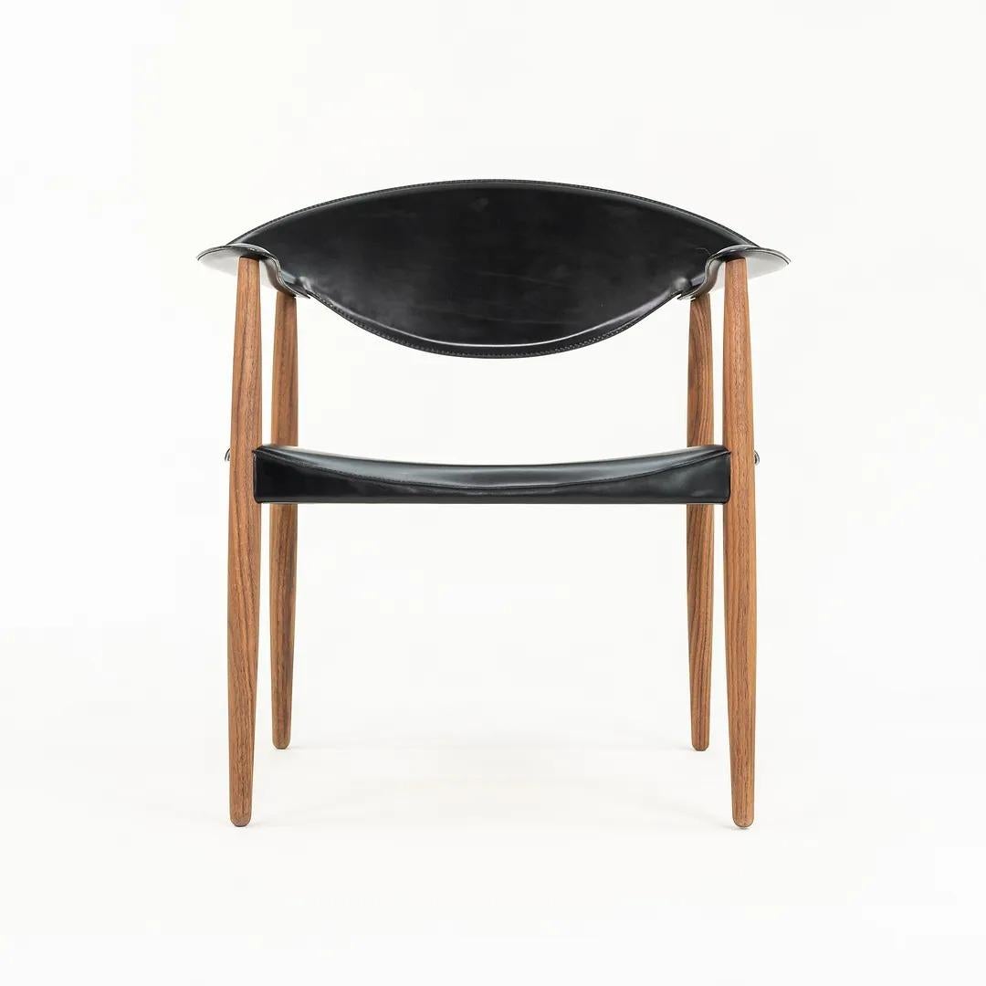 Contemporary 2021 Carl Hansen LM92P Metropolitan Chair in Leather by Larsen & Bender Madsen For Sale