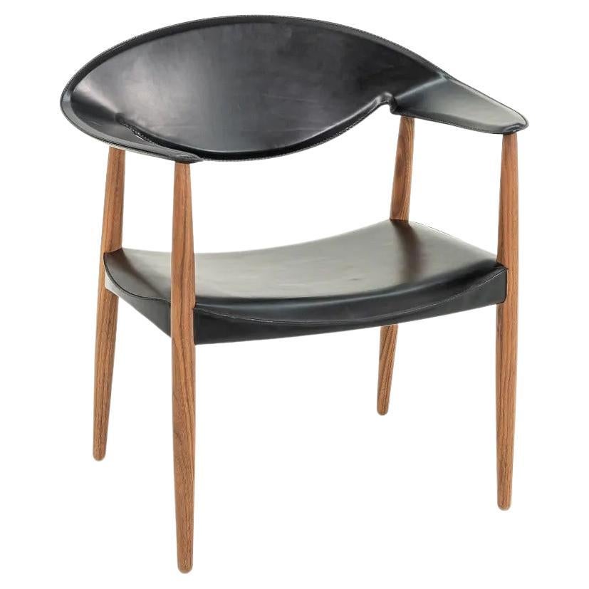 2021 Carl Hansen LM92P Metropolitan Chair in Leather by Larsen & Bender Madsen For Sale
