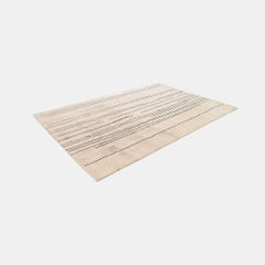 2021 Carl Hansen Woodlines Area Rug in Cream and designed by Naja Utzom Popov