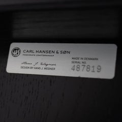 2021 CH008 Coffee Table by Hans Wegner for Carl Hansen in Ebonized Oak 31 inch