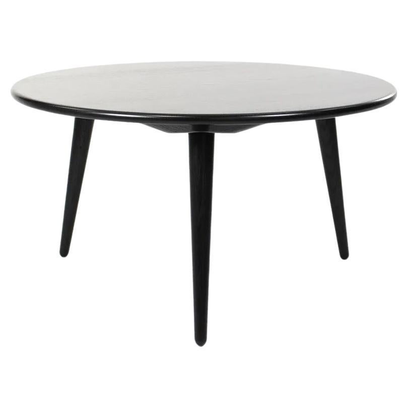 2021 CH008 Coffee Table by Hans Wegner for Carl Hansen in Ebonized Oak 35 inch For Sale