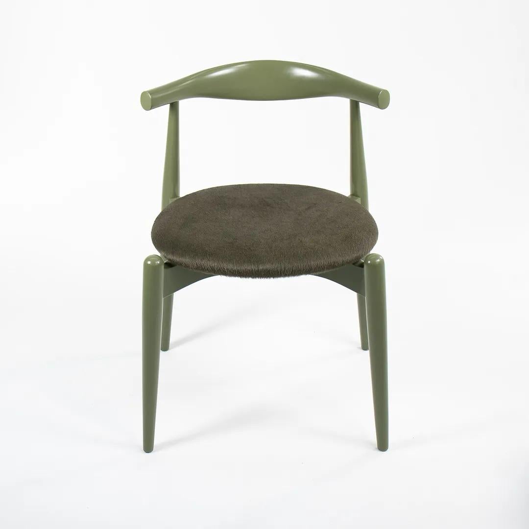 Danish 2021 CH20 Elbow Dining Chair by Hans Wegner for Carl Hansen in Beech & Horsehair For Sale