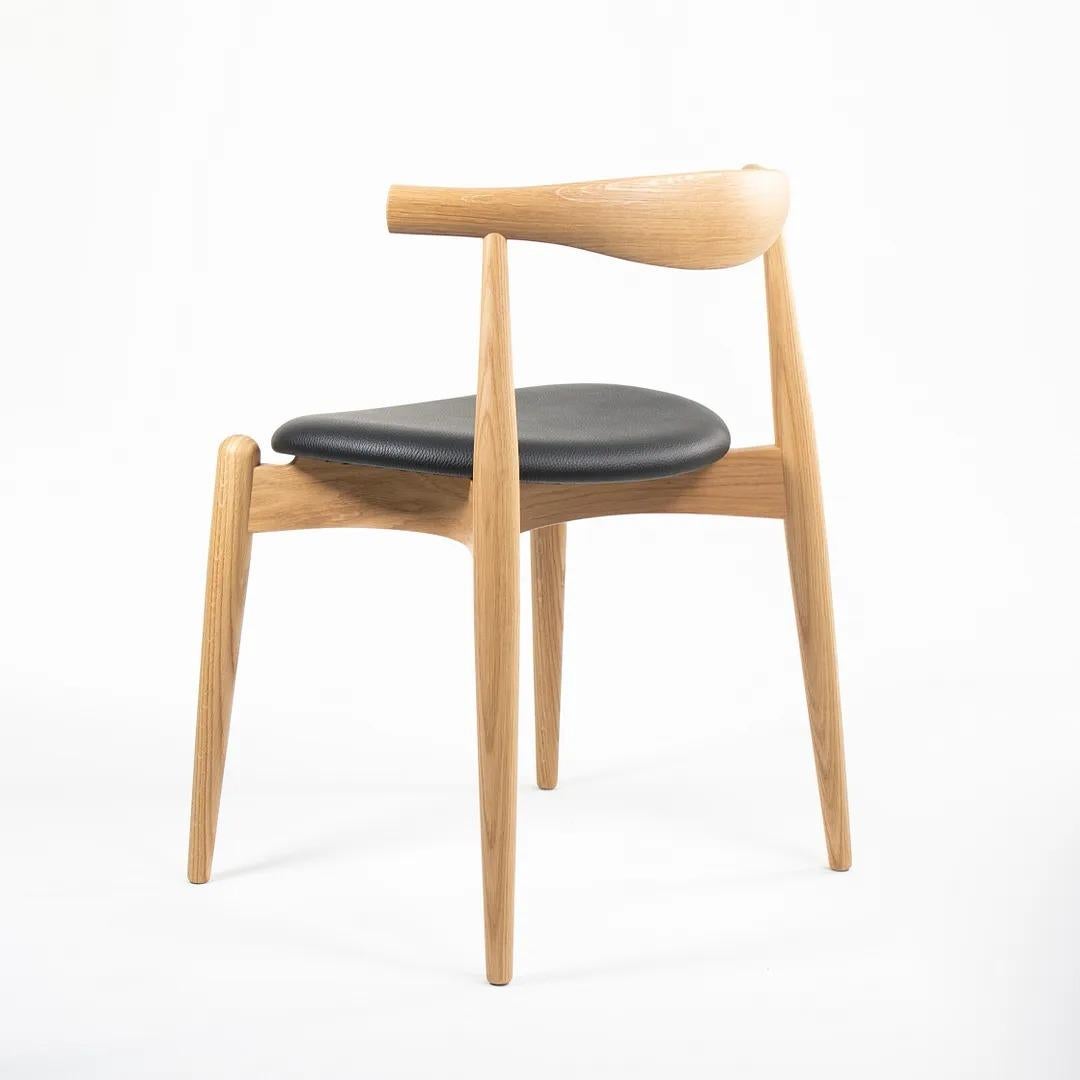 Danish 2021 CH20 Elbow Dining Chair by Hans Wegner for Carl Hansen in Oak & Leather For Sale