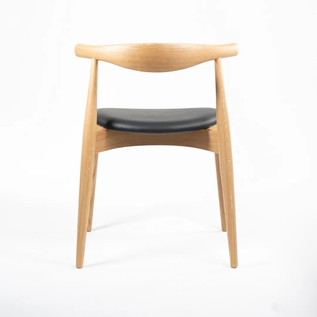 2021 CH20 Elbow Dining Chair by Hans Wegner for Carl Hansen in Oak & Leather 1