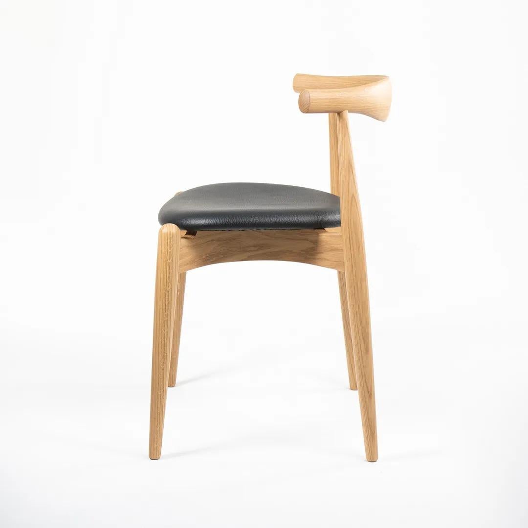 2021 CH20 Elbow Dining Chair by Hans Wegner for Carl Hansen in Oak & Leather 2