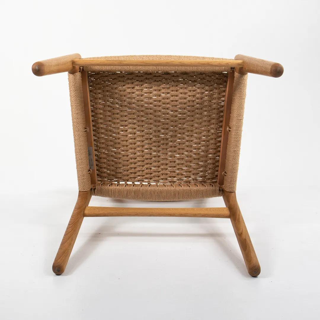 2021 CH23 Dining Chair by Hans Wegner for Carl Hansen in Oil Oak and Paper Cord For Sale 3