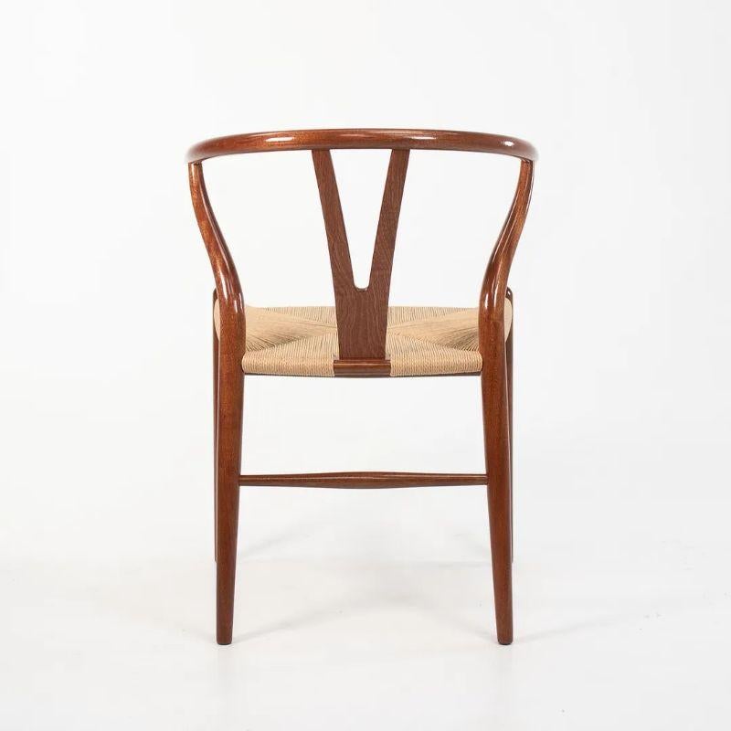Danish 2021 CH24 Wishbone Dining Chair by Hans Wegner for Carl Hansen in Mahogany For Sale