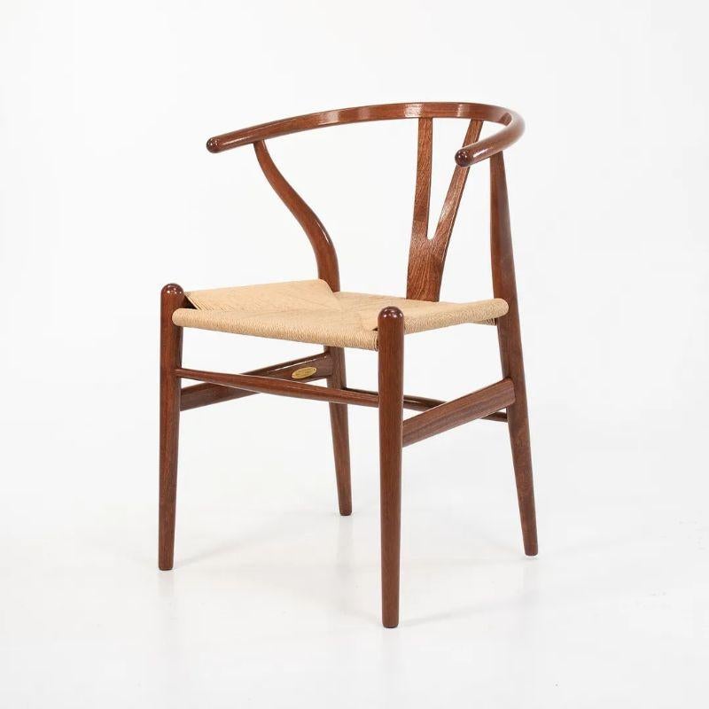 Contemporary 2021 CH24 Wishbone Dining Chair by Hans Wegner for Carl Hansen in Mahogany For Sale