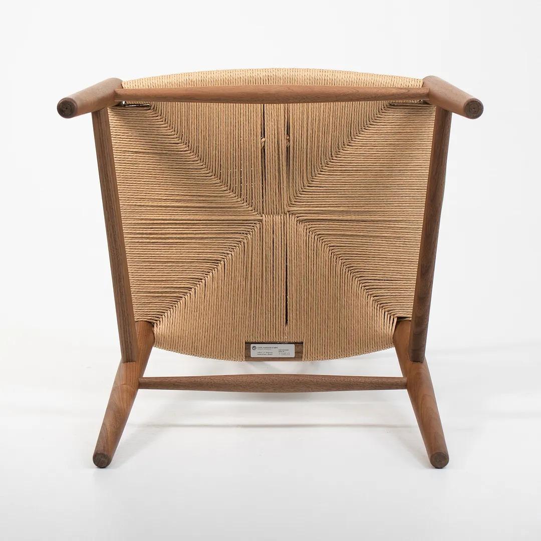 Contemporary 2021 CH24 Wishbone Dining Chair by Hans Wegner for Carl Hansen in Walnut For Sale