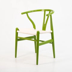2021 CH24 Wishbone Dining Chairs by Hans Wegner for Carl Hansen in Green