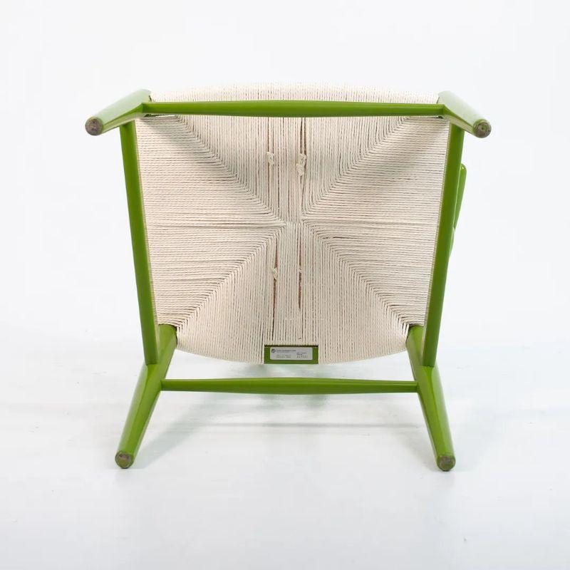 green wishbone chair