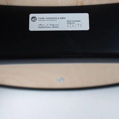 2021 CH29P Sawbuck Dining Chair by Hans Wegner for Carl Hansen in Beech, Leather