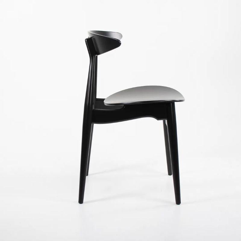 2021 CH33T Dining Chair by Hans Wegner for Carl Hansen in Black Beech  For Sale 2
