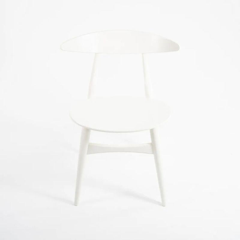 2021 CH33T Dining Chair by Hans Wegner for Carl Hansen in White 3x Available For Sale 3