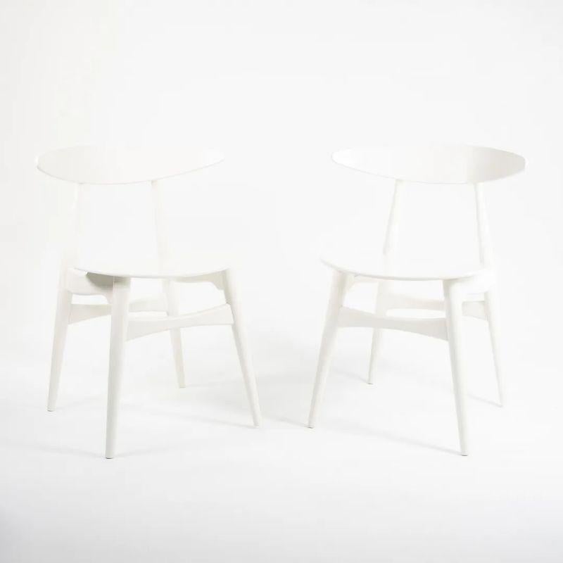 2021 CH33T Dining Chair by Hans Wegner for Carl Hansen in White 3x Available For Sale 4