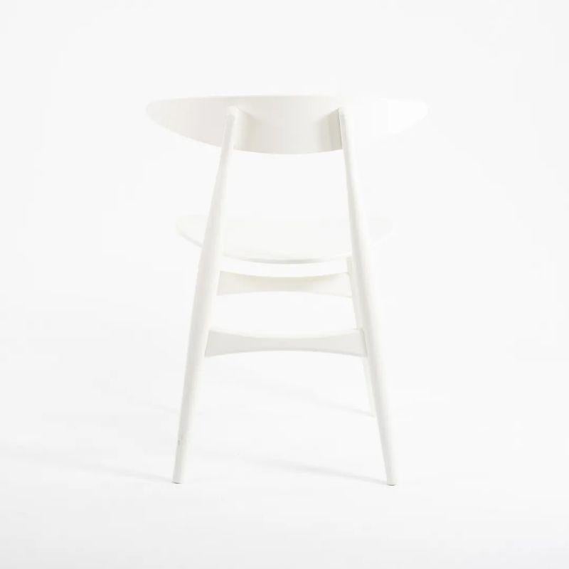 Danish 2021 CH33T Dining Chair by Hans Wegner for Carl Hansen in White 3x Available For Sale