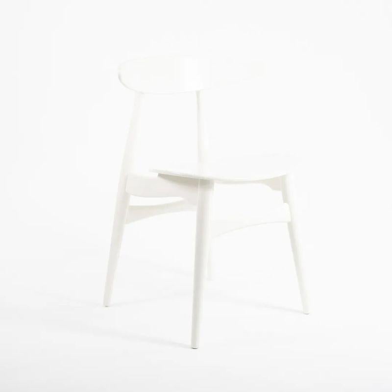 2021 CH33T Dining Chair by Hans Wegner for Carl Hansen in White 3x Available For Sale 1