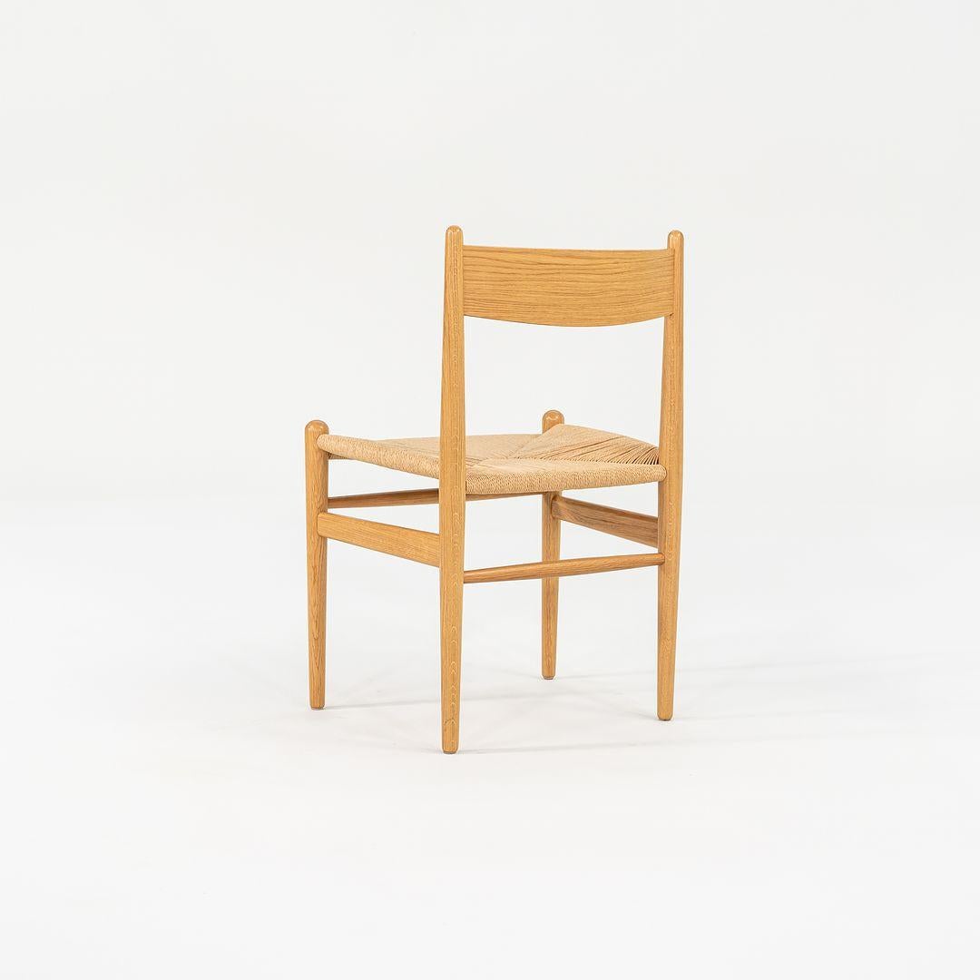 Danois 2021 CH36 Chaise de salle à manger Hans Wegner Carl Hansen Laqué Oak Naturel Paper Cord en vente