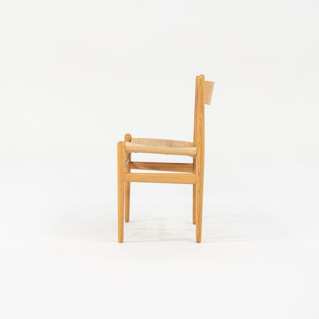 Chêne 2021 CH36 Chaise de salle à manger Hans Wegner Carl Hansen Laqué Oak Naturel Paper Cord en vente
