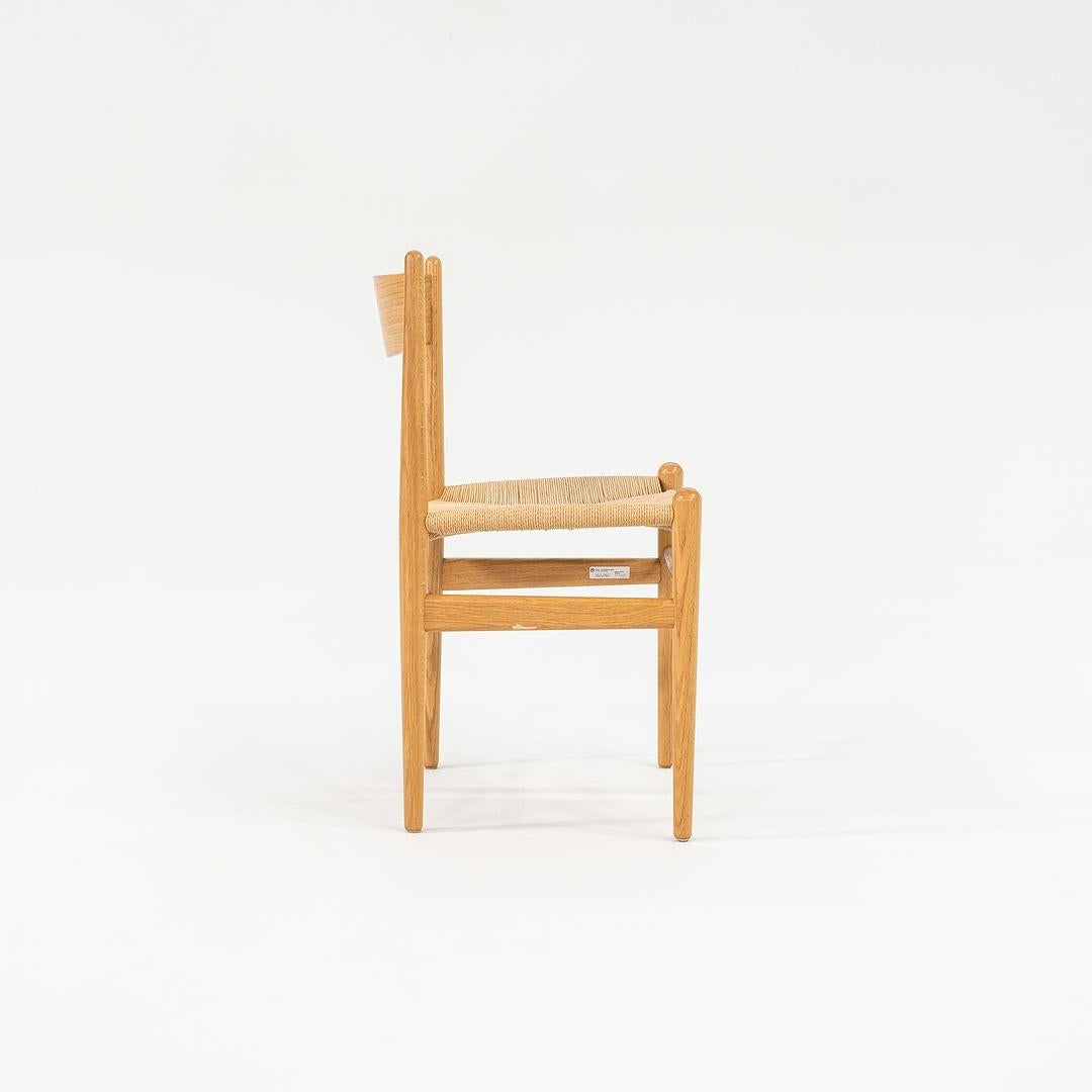 2021 CH36 Chaise de salle à manger Hans Wegner Carl Hansen Laqué Oak Naturel Paper Cord en vente 1