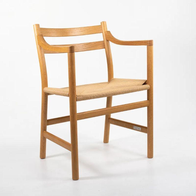 Contemporary 2021 CH46 Dining Chair by Hans Wegner for Carl Hansen in Oil Oak with Paper Cord For Sale