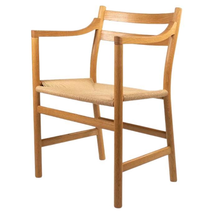 2021 CH46 Dining Chair by Hans Wegner for Carl Hansen in Oil Oak with Paper Cord For Sale