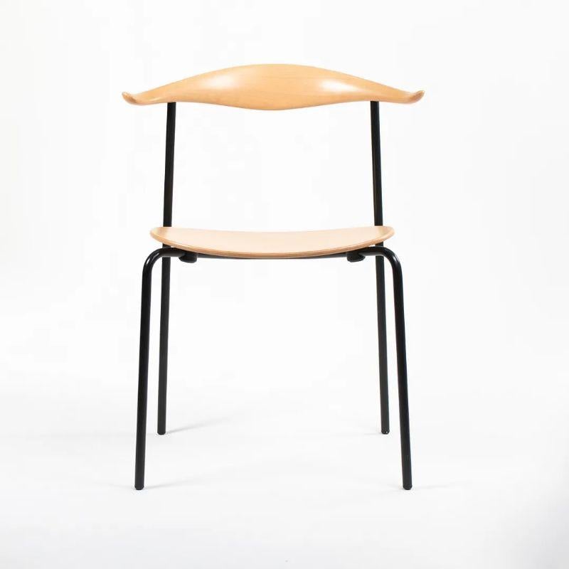 2021 CH88T Dining Chair by Hans Wegner for Carl Hansen in Beech with Black Frame For Sale 1