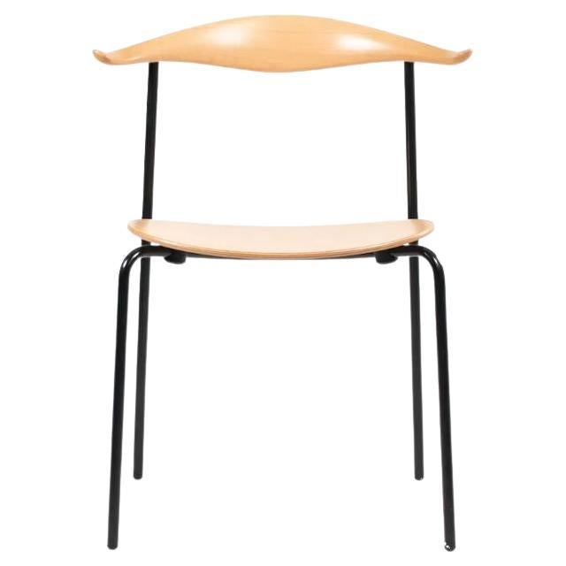 2021 CH88T Dining Chair by Hans Wegner for Carl Hansen in Beech with Black Frame For Sale