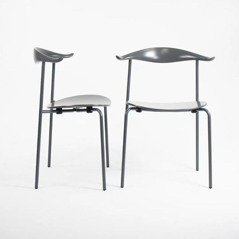 Steel 2021 CH88T Dining Chair by Hans Wegner for Carl Hansen in Grey Beech For Sale