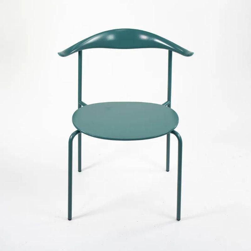 2021 CH88T Chaise de salle à manger par Hans Wegner pour Carl Hansen en hêtre turquoise  en vente 3