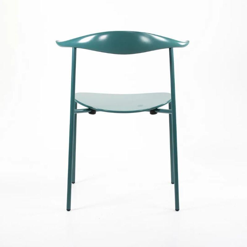 2021 CH88T Chaise de salle à manger par Hans Wegner pour Carl Hansen en hêtre turquoise  en vente 1