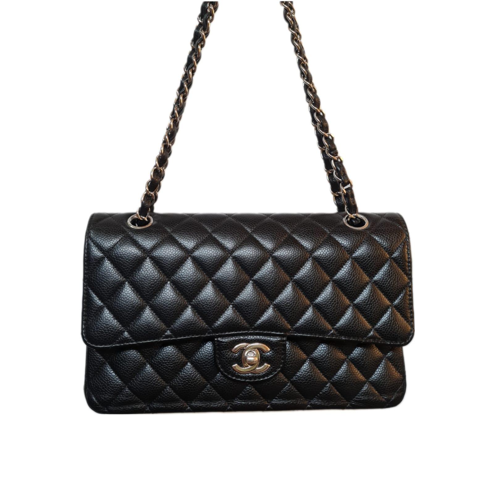 2021 Chanel Black Caviar Classic Double Flap Bag SHW 8
