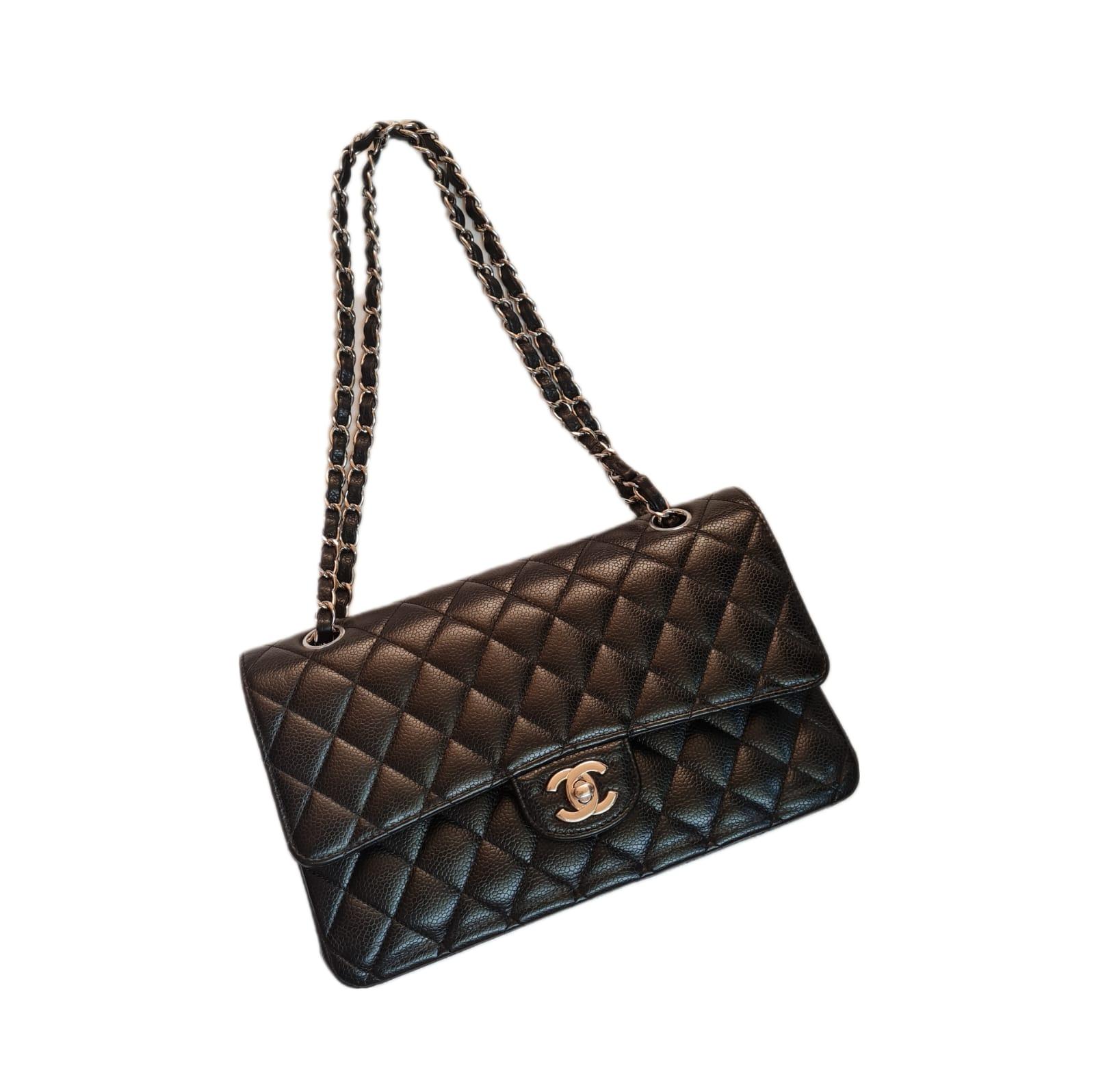 2021 Chanel Black Caviar Classic Double Flap Bag SHW 5