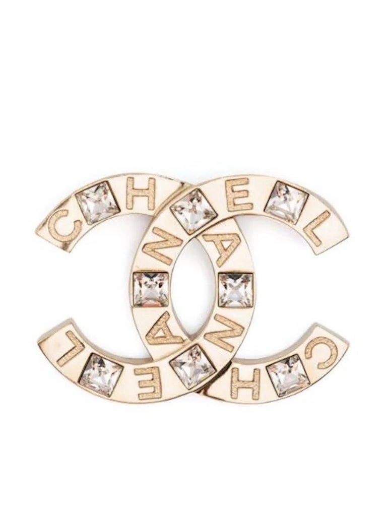 2021 Chanel Gold Tone Brooch For Sale at 1stDibs