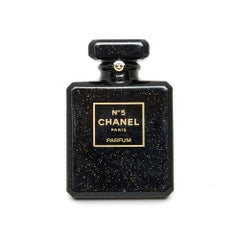 2021 Chanel N5 Gold Black Bottle Brooch
