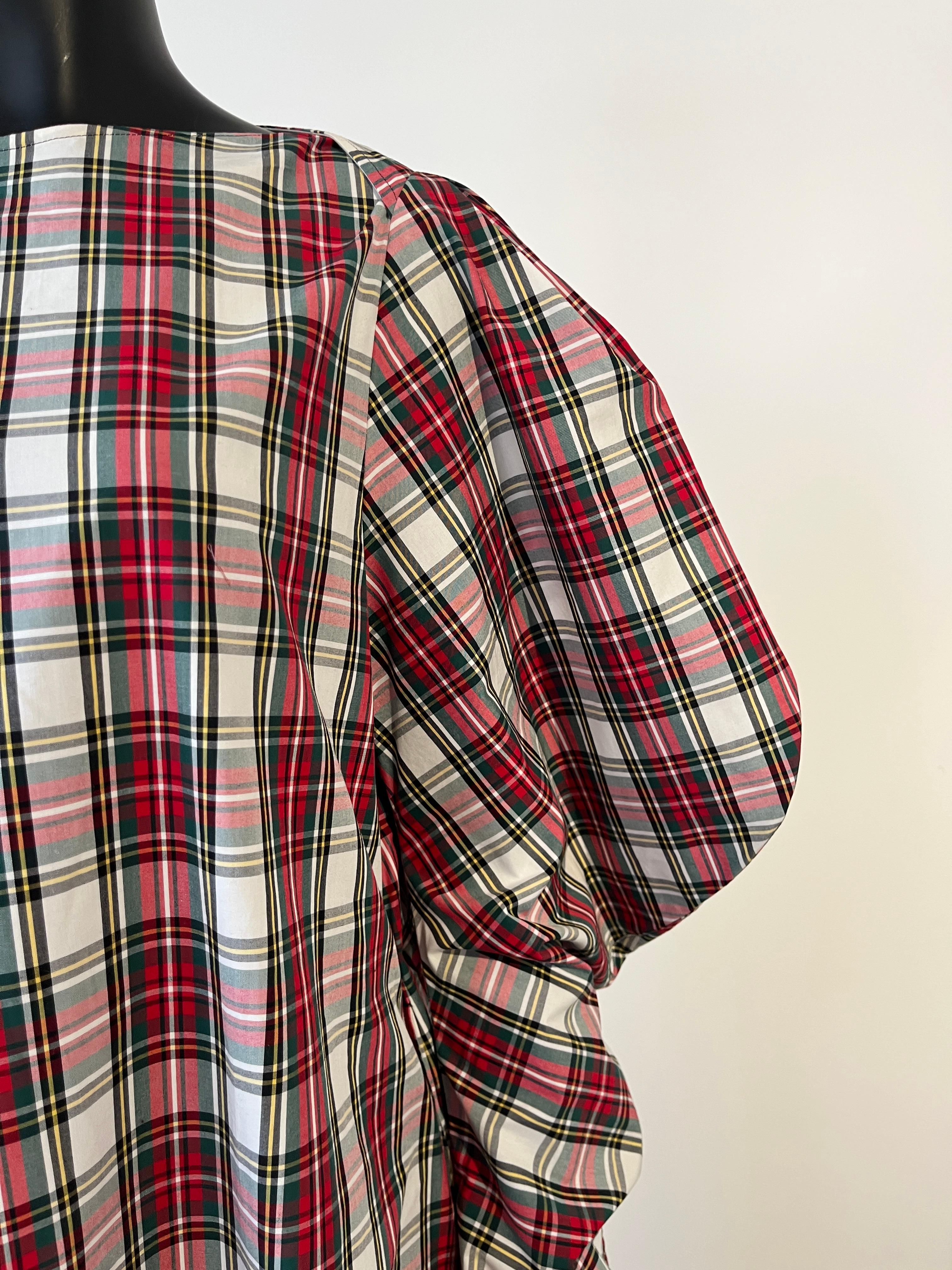 2021 Comme des Garçons kariert  Schottenkleid im Angebot 7