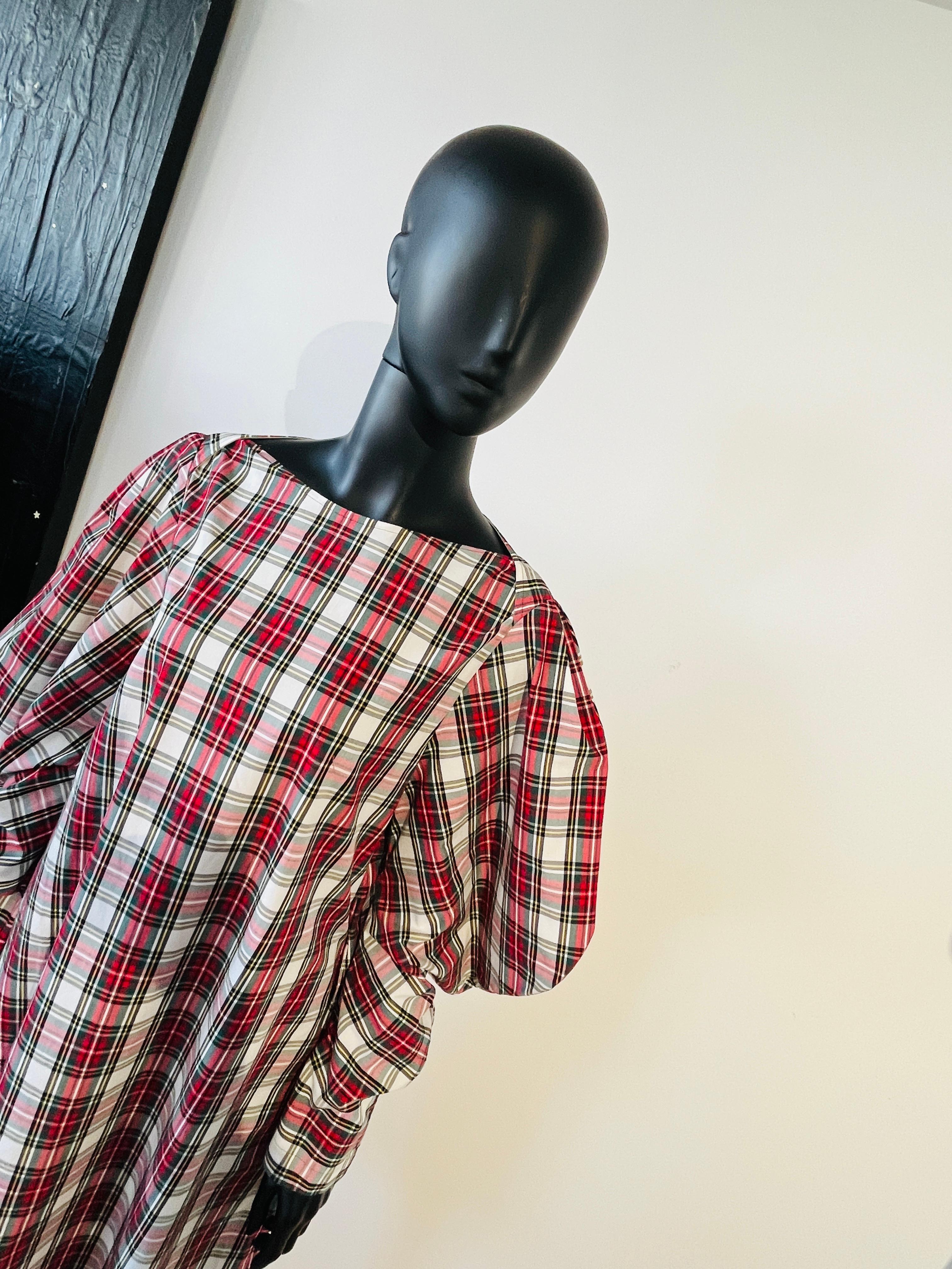 2021 Comme des Garçons kariert  Schottenkleid im Zustand „Neu“ im Angebot in COLLINGWOOD, AU