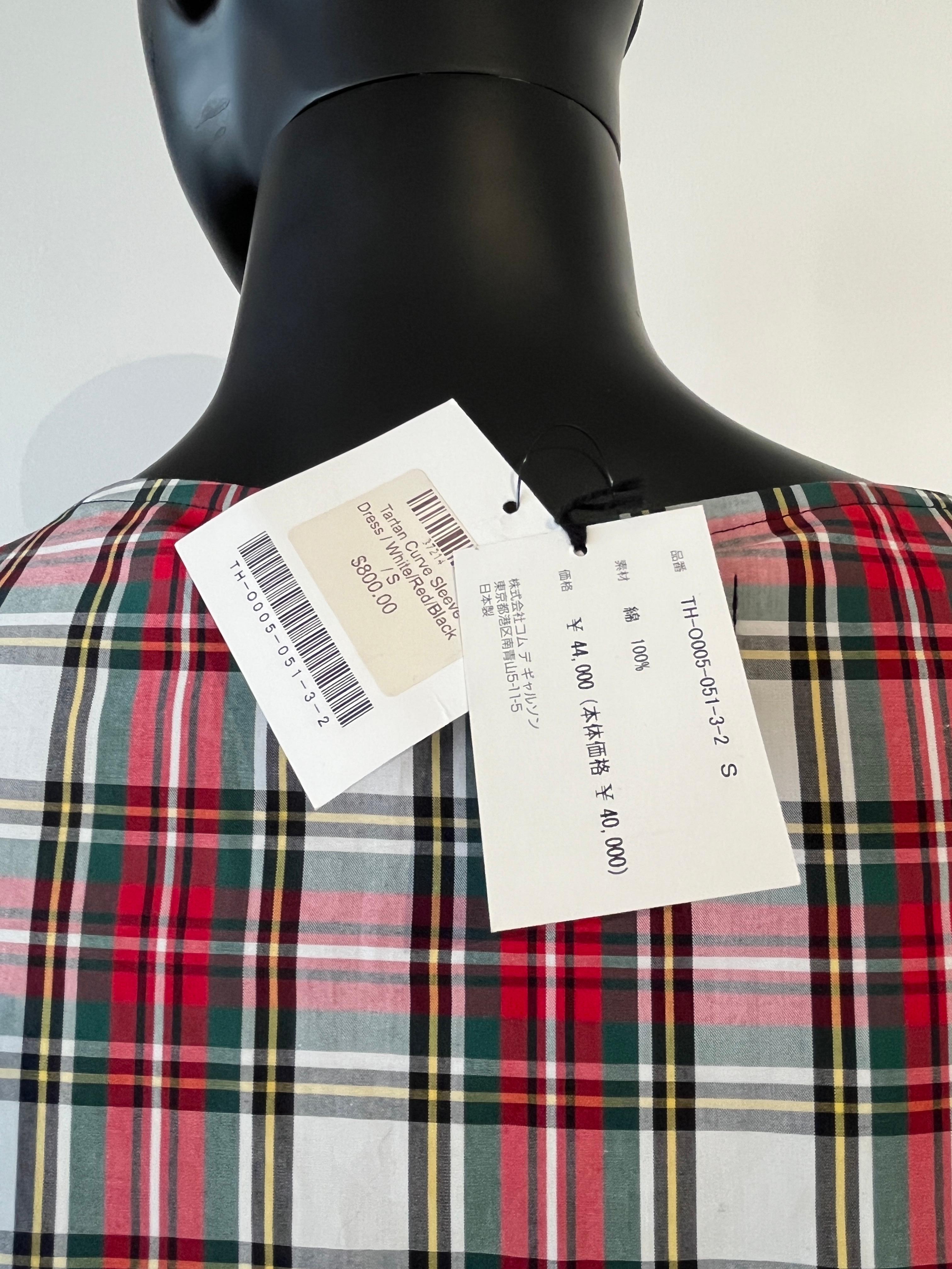 2021 Comme des Garçons kariert  Schottenkleid im Angebot 1