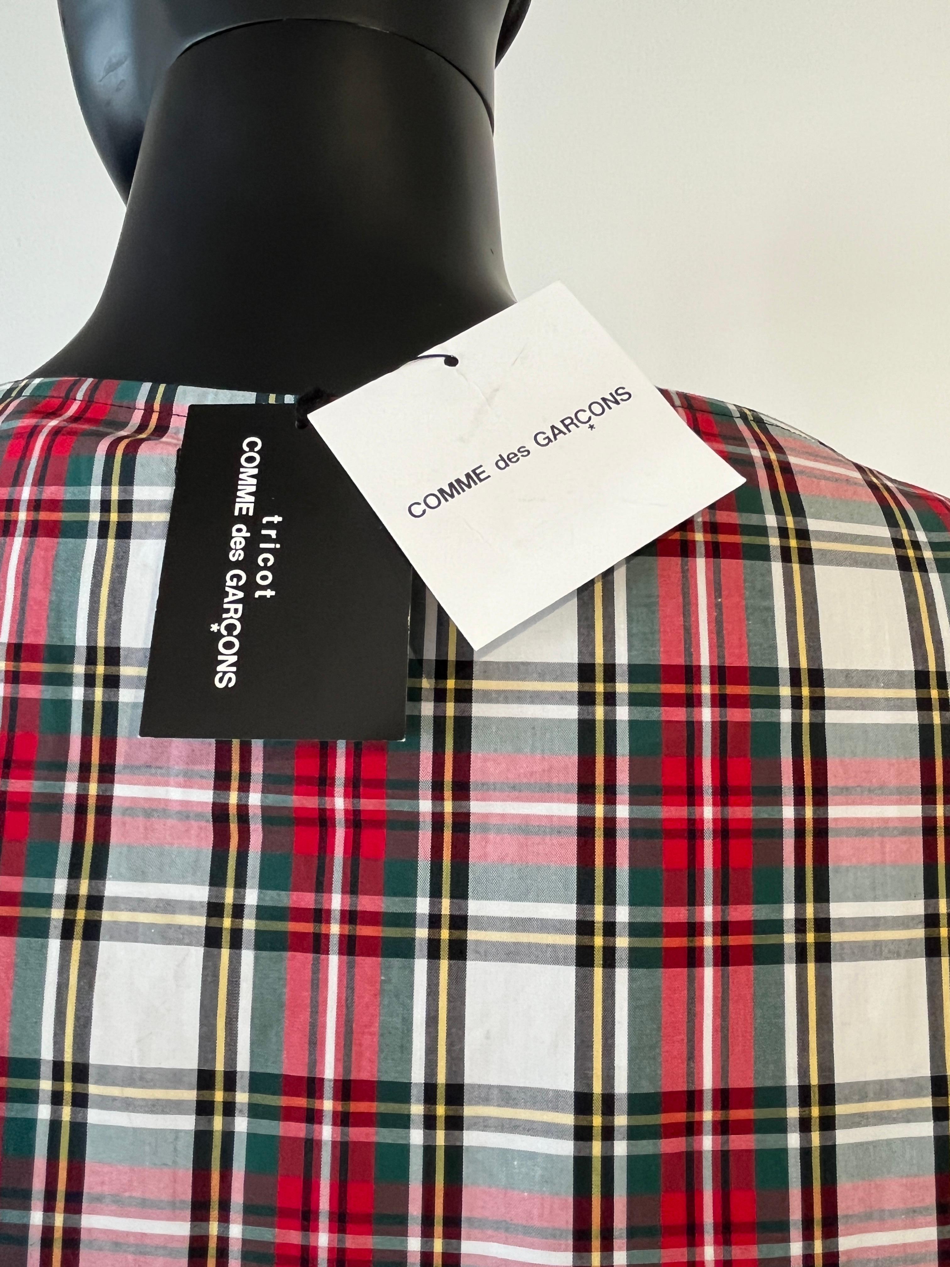 2021 Comme des Garçons kariert  Schottenkleid im Angebot 2