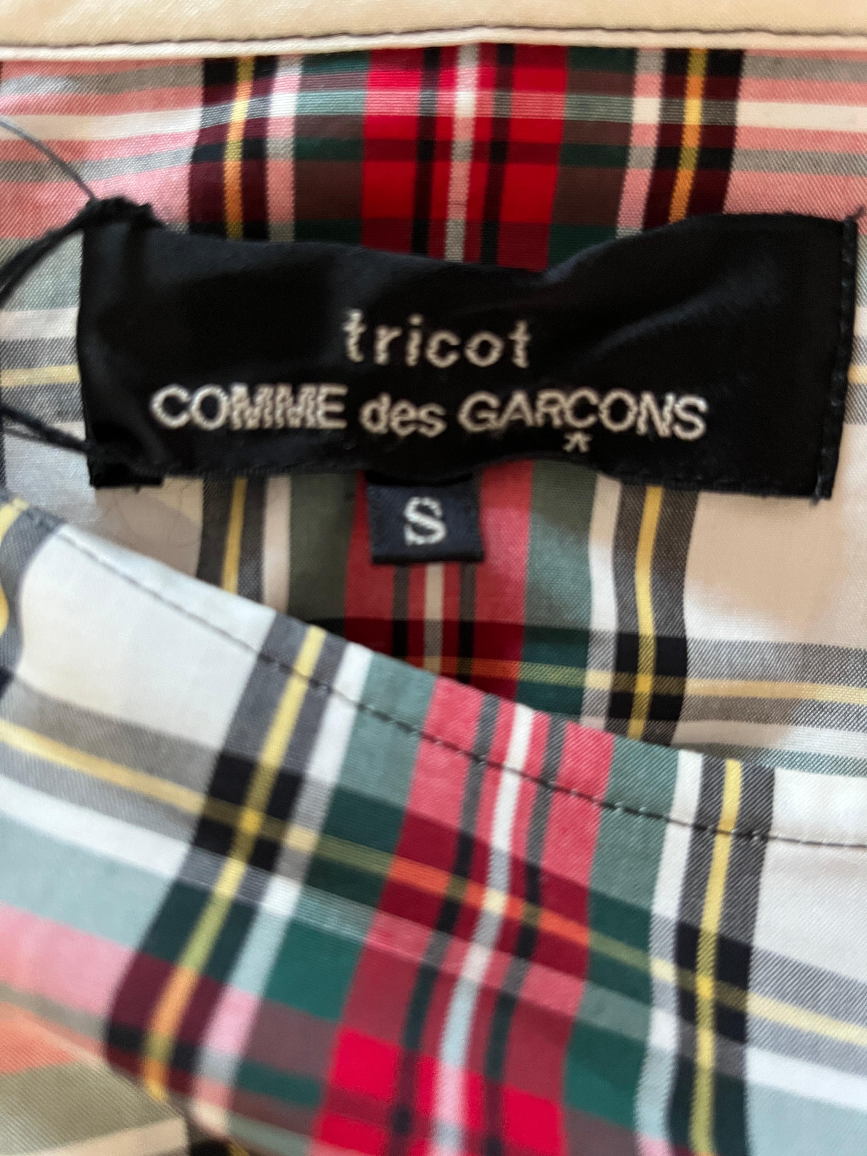 2021 Comme des Garçons kariert  Schottenkleid im Angebot 3