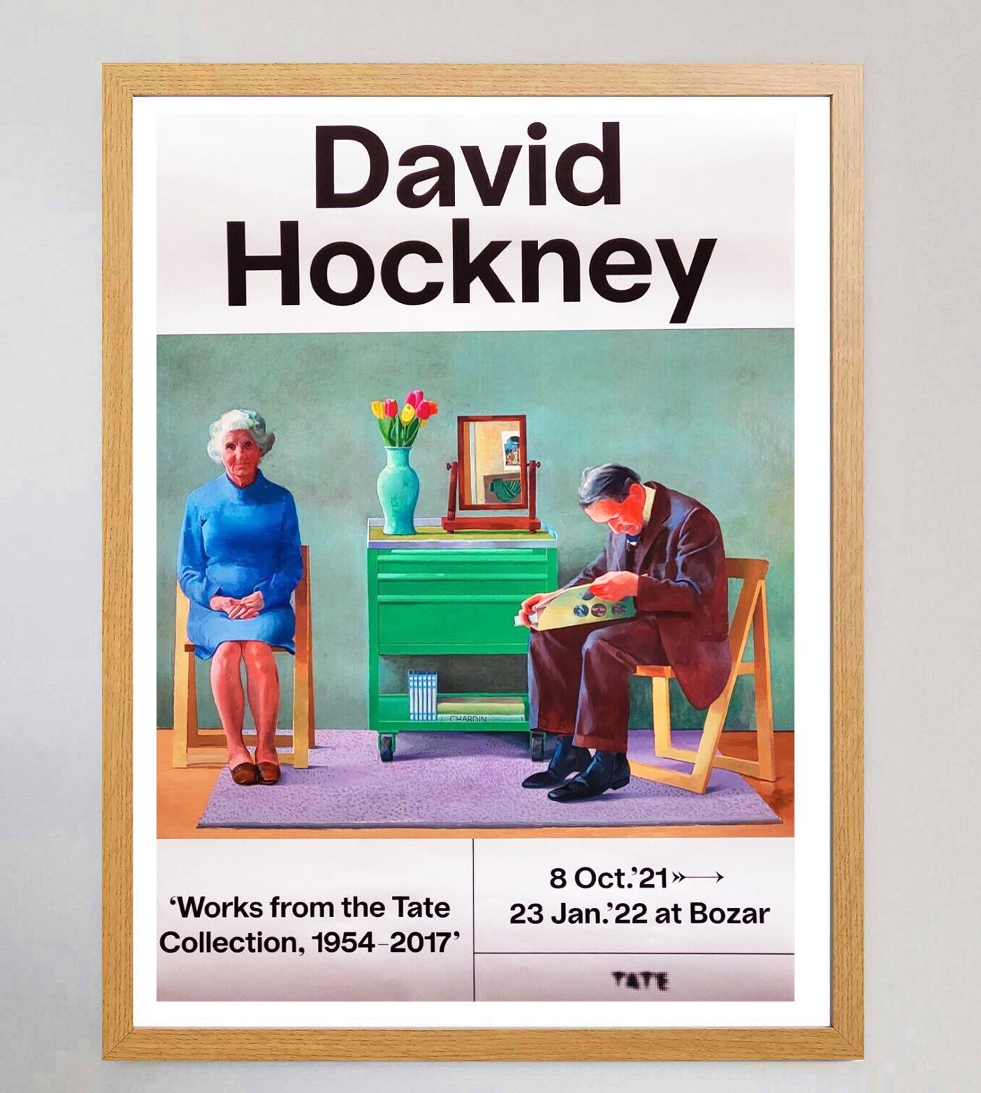 British 2021 David Hockney - Works From The Tate Collection Original Poster For Sale